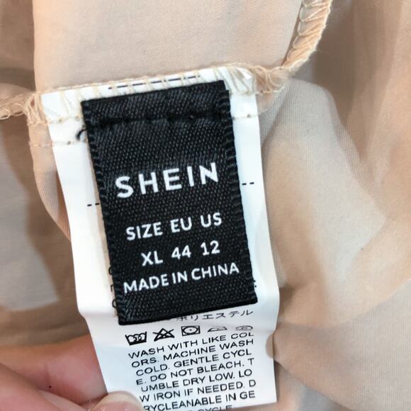 SHEIN Black Crochet Lace Maxi Dress - Picture 8 of 11